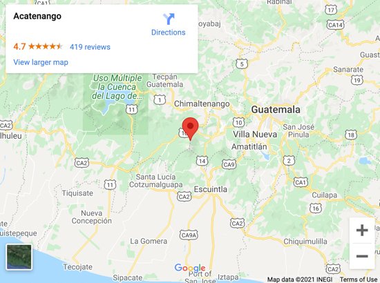 acatenango map