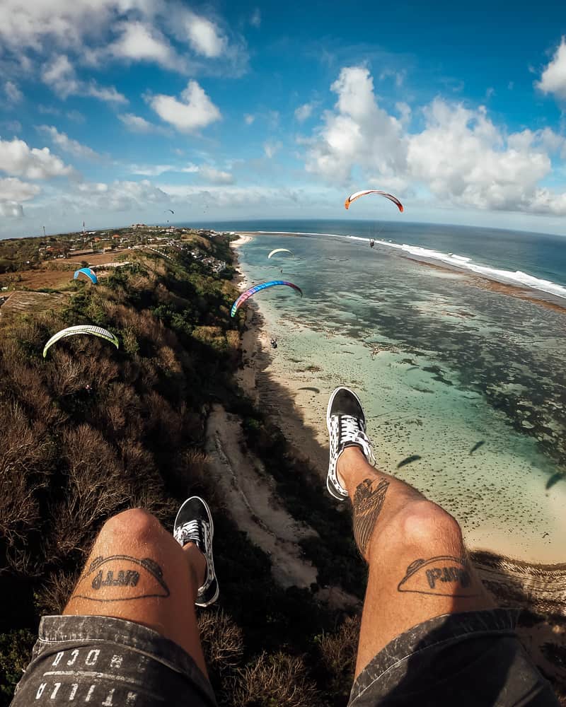 bali paragliding