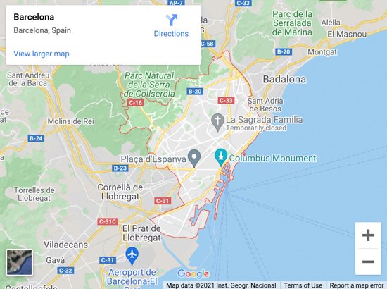 barcelona map