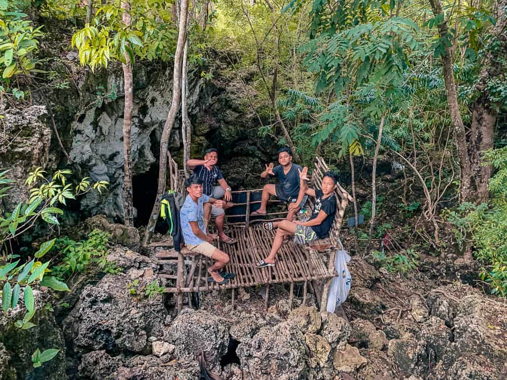 cateres cave pool, anda cave pool