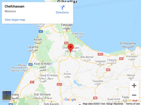 chefchaouen map