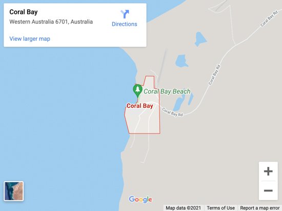 coral bay map