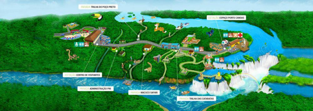 Iguazu Falls Brazil map e1561369360924