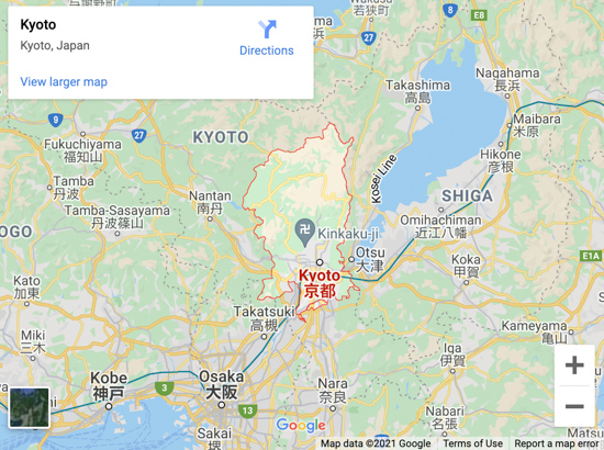 kyoto map