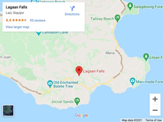lagaan falls mapo