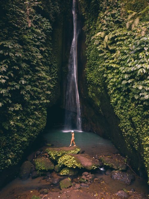 leke leke waterfall bali, leke leke waterfall, air terjun leke leke