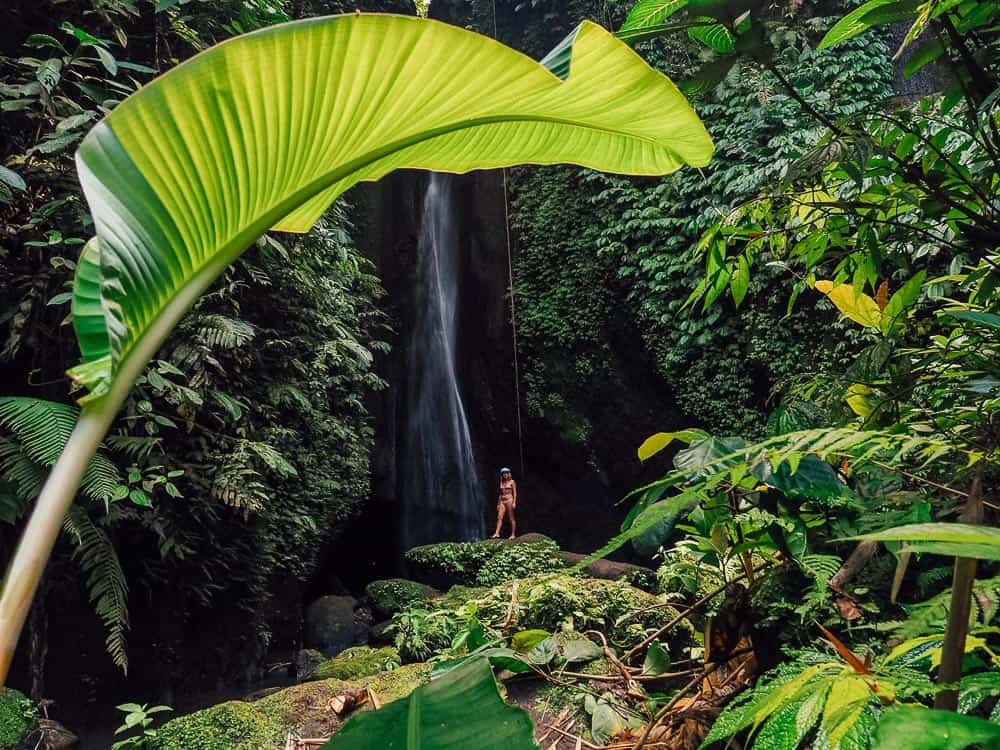 leke leke waterfall bali, leke leke waterfall, air terjun leke leke