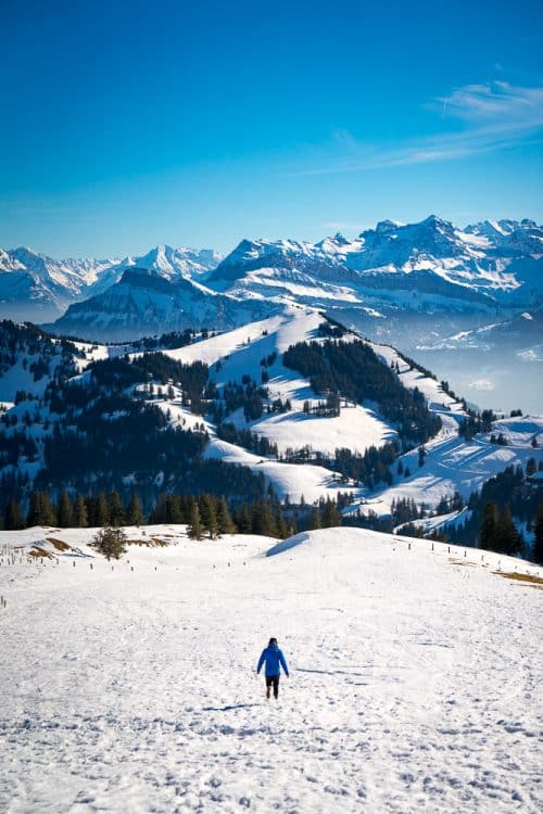 The BEST 8 Day Switzerland Itinerary For First-Timers (2025) 11 Snowy mountain slopes with scenic winter views