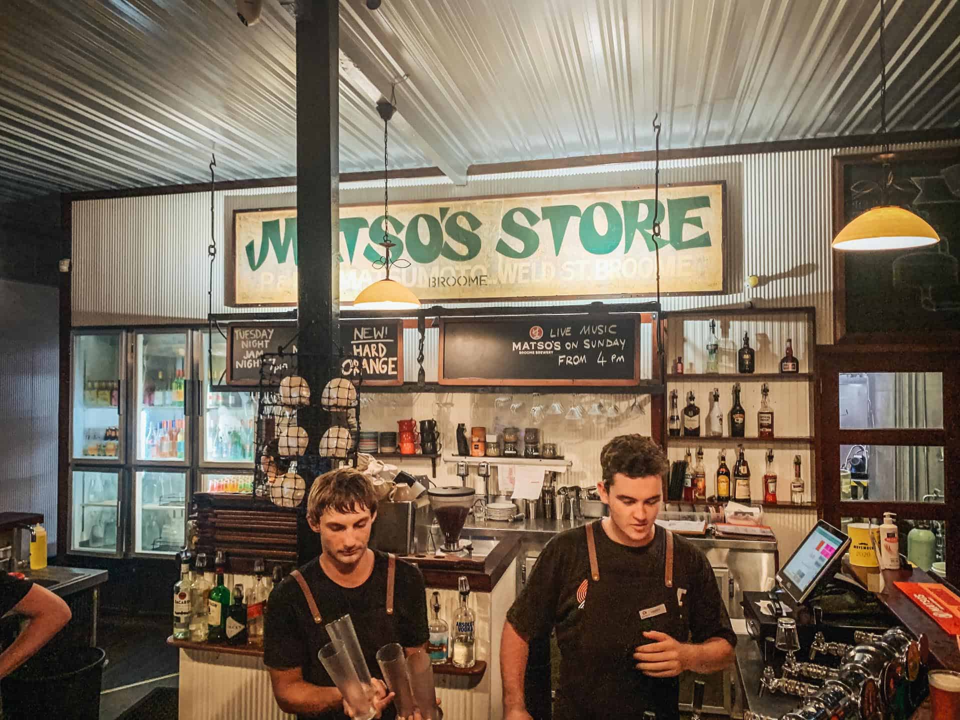 broome, broome wa, things to do in broome, broome things to do, matso's brewery, matso's broome brewery