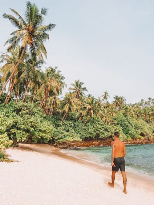 2 Week Sri Lanka Itinerary - The Ultimate Guide 26 sri lanka beaches, secret beach mirissa, mirissa, mirissa beach, mirissa beach accommodation, mirissa sri lanka, mirissa beach sri lanka