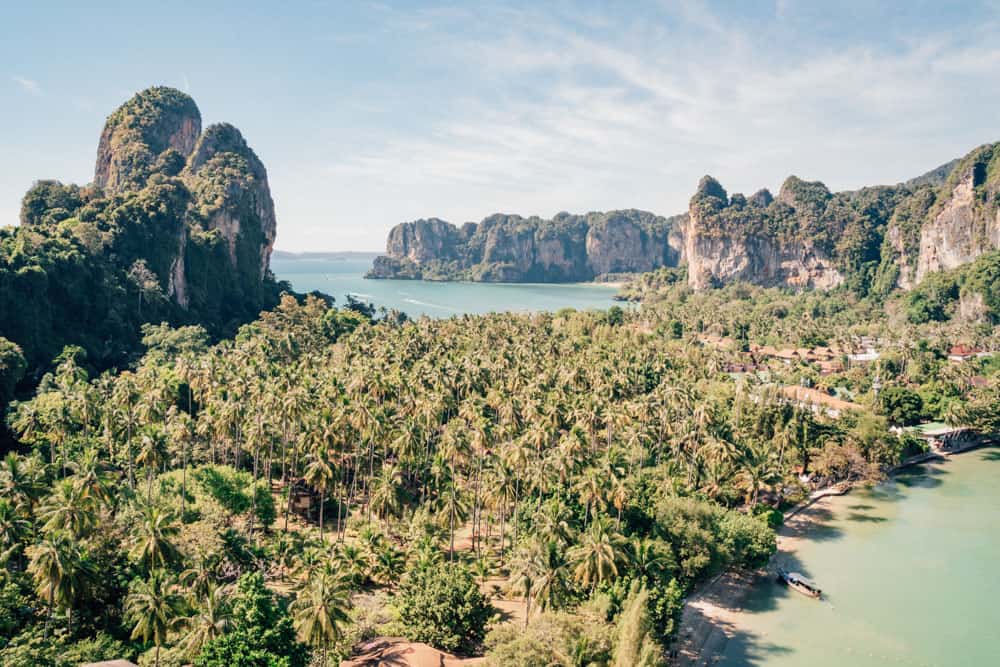 3 Weeks In Thailand Itinerary - The Ultimate Guide 1 best beaches in krabi, tonsai beach, krabi beach, things to do in krabi, railay beach krabi, railay beach west, west railay beach, east railay beach, railay east beach, raliay viewpoint