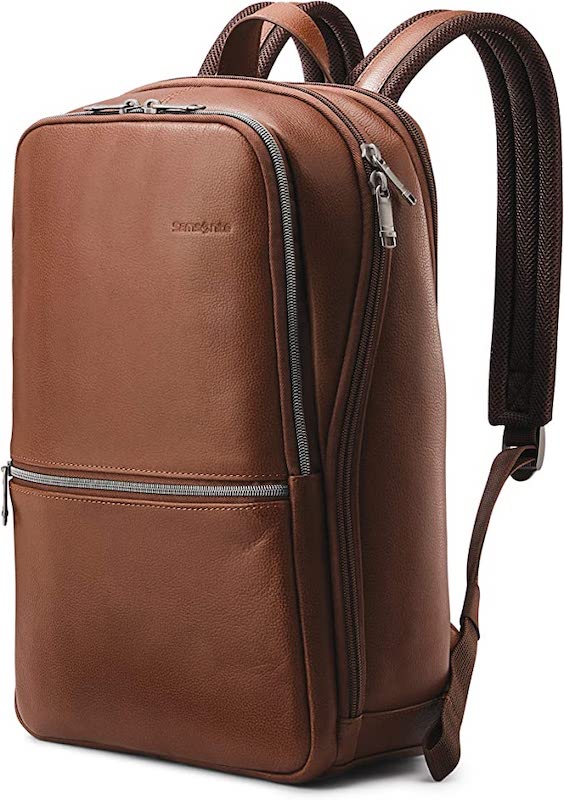 SAMSONITE CLASSIC LEATHER BACKPACK
