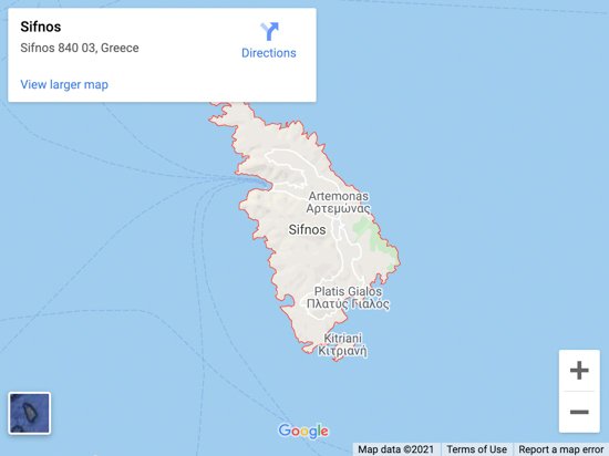 sifnos beaches map