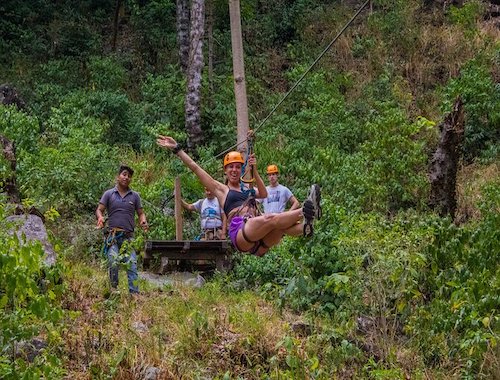 ZIPLINE AND WATERFALL TOUR IN PUERTO ESCONDIDO