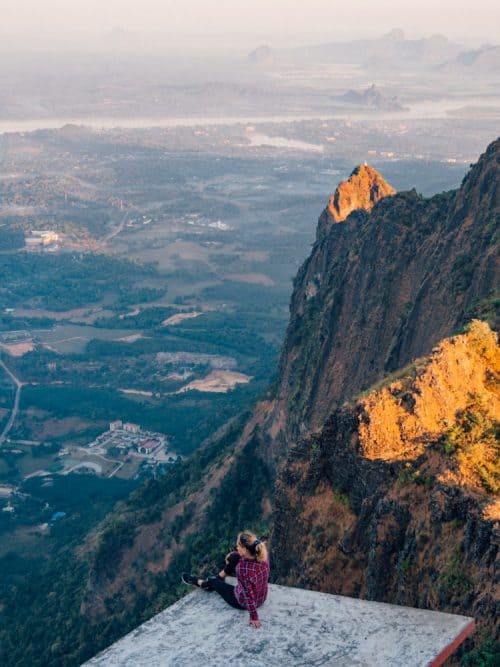 mount zwegabin, zwekabin mountain, mount zwegabin monastery, mount zwekabin, things to do in hpa an
