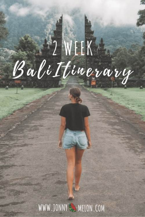 2 week bali itinerary